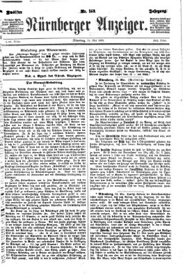 Nürnberger Anzeiger Dienstag 25. Mai 1869