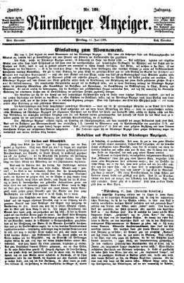 Nürnberger Anzeiger Freitag 11. Juni 1869