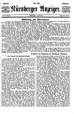 Nürnberger Anzeiger Sonntag 27. Juni 1869