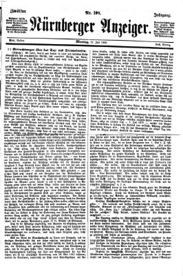 Nürnberger Anzeiger Montag 19. Juli 1869