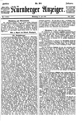 Nürnberger Anzeiger Sonntag 25. Juli 1869