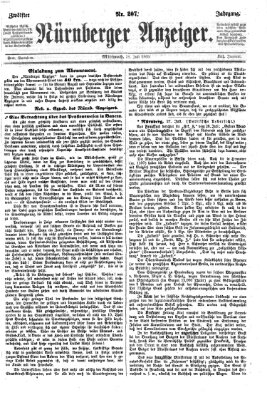 Nürnberger Anzeiger Mittwoch 28. Juli 1869