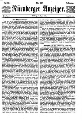 Nürnberger Anzeiger Dienstag 17. August 1869