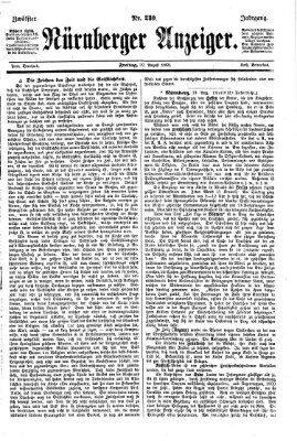 Nürnberger Anzeiger Freitag 20. August 1869