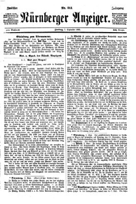 Nürnberger Anzeiger Freitag 3. September 1869