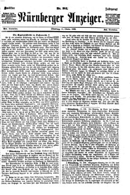 Nürnberger Anzeiger Dienstag 12. Oktober 1869