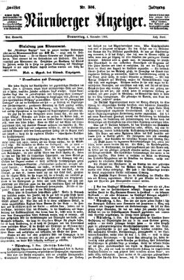 Nürnberger Anzeiger Donnerstag 4. November 1869