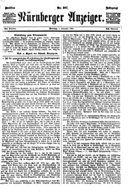 Nürnberger Anzeiger Freitag 5. November 1869