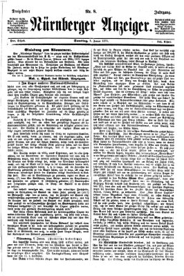 Nürnberger Anzeiger Samstag 8. Januar 1870