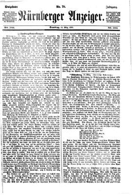 Nürnberger Anzeiger Samstag 19. März 1870