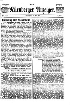 Nürnberger Anzeiger Donnerstag 31. März 1870