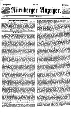 Nürnberger Anzeiger Freitag 1. April 1870