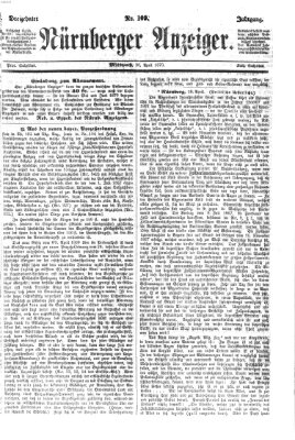 Nürnberger Anzeiger Mittwoch 20. April 1870