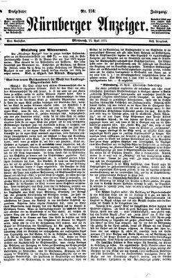 Nürnberger Anzeiger Mittwoch 27. April 1870