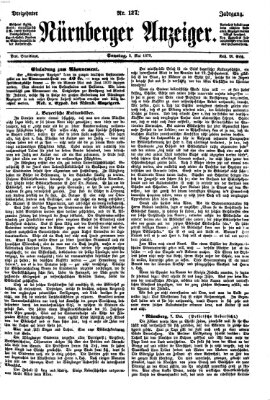 Nürnberger Anzeiger Sonntag 8. Mai 1870