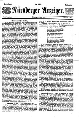 Nürnberger Anzeiger Montag 16. Mai 1870