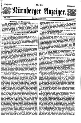 Nürnberger Anzeiger Freitag 10. Juni 1870