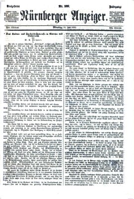 Nürnberger Anzeiger Montag 20. Juni 1870