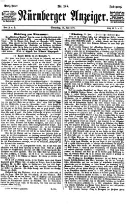 Nürnberger Anzeiger Sonntag 26. Juni 1870