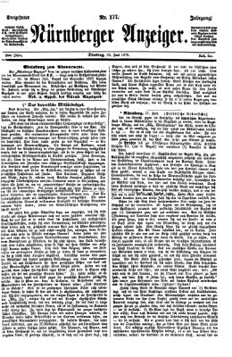 Nürnberger Anzeiger Dienstag 28. Juni 1870