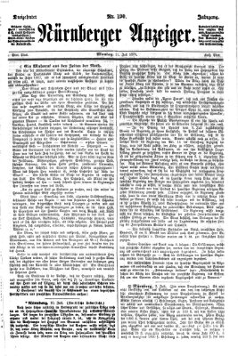 Nürnberger Anzeiger Montag 11. Juli 1870