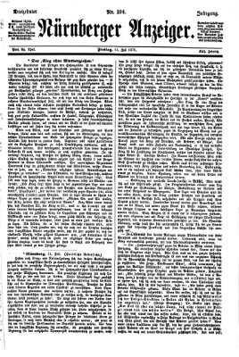 Nürnberger Anzeiger Freitag 15. Juli 1870