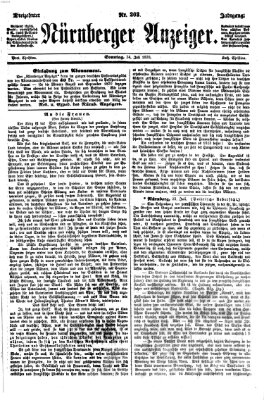 Nürnberger Anzeiger Sonntag 24. Juli 1870