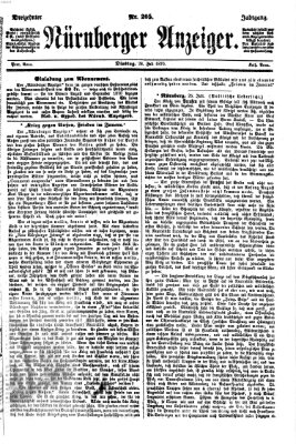 Nürnberger Anzeiger Dienstag 26. Juli 1870