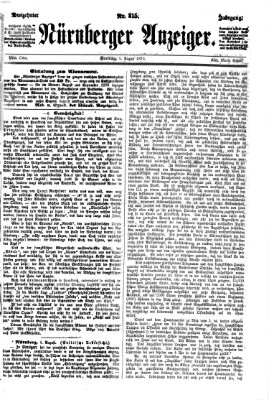 Nürnberger Anzeiger Freitag 5. August 1870