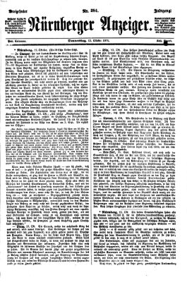 Nürnberger Anzeiger Donnerstag 13. Oktober 1870