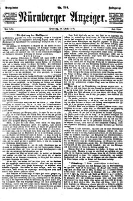 Nürnberger Anzeiger Dienstag 18. Oktober 1870