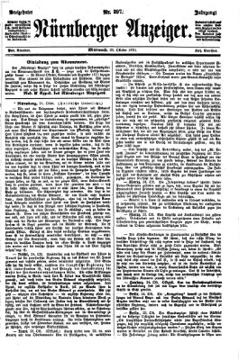 Nürnberger Anzeiger Mittwoch 26. Oktober 1870