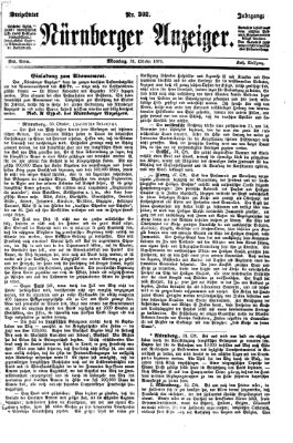 Nürnberger Anzeiger Montag 31. Oktober 1870