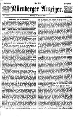 Nürnberger Anzeiger Montag 14. November 1870