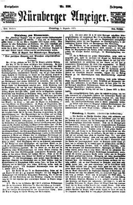 Nürnberger Anzeiger Sonntag 4. Dezember 1870