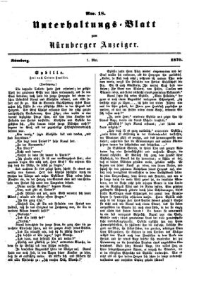 Nürnberger Anzeiger. Unterhaltungs-Blatt (Nürnberger Anzeiger) Sonntag 1. Mai 1870