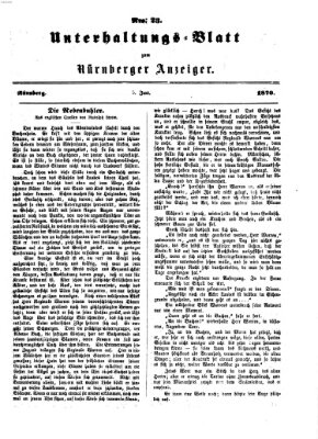 Nürnberger Anzeiger. Unterhaltungs-Blatt (Nürnberger Anzeiger) Sonntag 5. Juni 1870