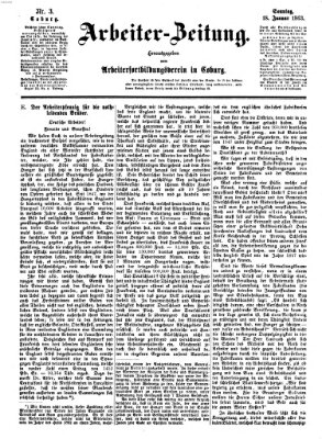 Allgemeine deutsche Arbeiter-Zeitung Sonntag 18. Januar 1863