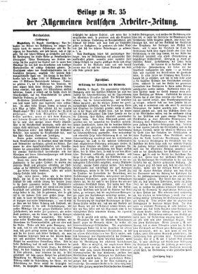 Allgemeine deutsche Arbeiter-Zeitung Sonntag 30. August 1863