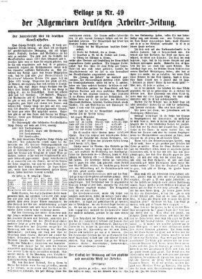 Allgemeine deutsche Arbeiter-Zeitung Sonntag 6. Dezember 1863