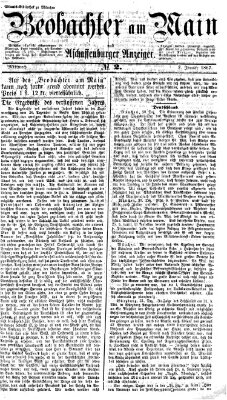 Beobachter am Main und Aschaffenburger Anzeiger Mittwoch 2. Januar 1867