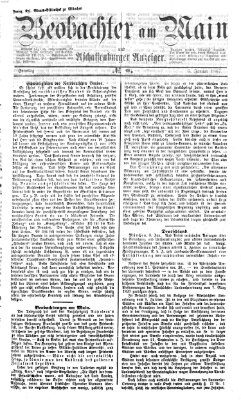 Beobachter am Main und Aschaffenburger Anzeiger Sonntag 6. Januar 1867