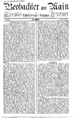 Beobachter am Main und Aschaffenburger Anzeiger Sonntag 5. Mai 1867