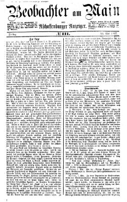 Beobachter am Main und Aschaffenburger Anzeiger Freitag 10. Mai 1867