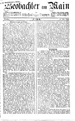 Beobachter am Main und Aschaffenburger Anzeiger Dienstag 14. Mai 1867