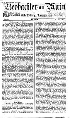 Beobachter am Main und Aschaffenburger Anzeiger Samstag 8. Juni 1867