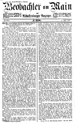 Beobachter am Main und Aschaffenburger Anzeiger Samstag 6. Juli 1867