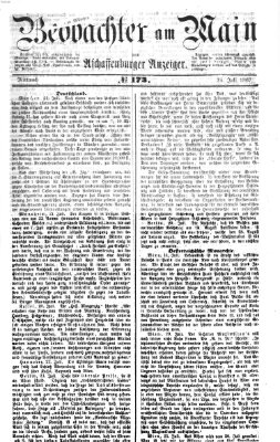 Beobachter am Main und Aschaffenburger Anzeiger Mittwoch 24. Juli 1867