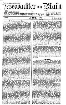 Beobachter am Main und Aschaffenburger Anzeiger Freitag 2. August 1867