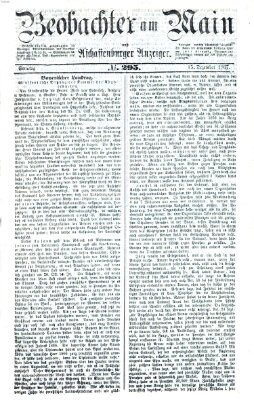 Beobachter am Main und Aschaffenburger Anzeiger Sonntag 15. Dezember 1867